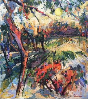 Farmland 40x36 Original Painting - Kamal Givian Farmland 40x36 Original Painting - Kamal Givian