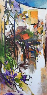 Spring 48x24 Original Painting - Kamal Givian Spring 48x24 Original Painting - Kamal Givian