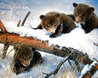 Cub Scouts: Black Bears Limited Edition Print by Nancy Glazier - 0 Cub Scouts: Black Bears Limited Edition Print by Nancy Glazier - 0