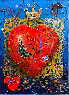 Heart of Love 2021 20x15 Original Painting - Marcus Glenn