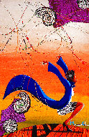 Orange Storm #11 Unique 2008 29x25 Works on Paper (not prints) by Marcus Glenn - 0