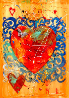 Heart of Love 2014 29x22 Original Painting by Marcus Glenn - 0