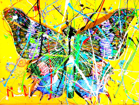 A Little Goes a Long Way - Set of 3 Paintings - 2023  - each 20x22 Original Painting - Marcus Glenn