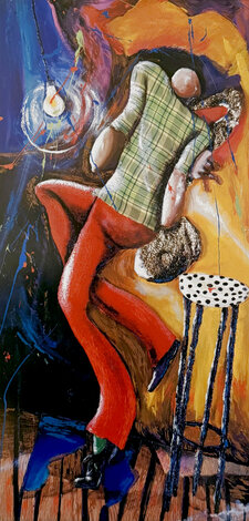 Saxophone Joe Get Off That Seat and Blow 2002 Limited Edition Print - Marcus Glenn