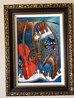 Instruments Dancing to a Pure Beat 2025 - Framed Embellished Giclee on Canvas Limited Edition Print by Marcus Glenn - 2