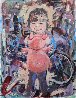 Mine And a Woman's Child 2017 54x40 Huge Original Painting by David Glynn - 0