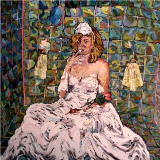 Whipped Cream 2011 60x60 Original Painting - David Glynn Whipped Cream 2011 60x60 Original Painting - David Glynn
