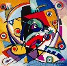 Hommage to Kandinsky - Tapestry 70x70 Huge - Mural Size Tapestry by Alfred Gockel - 0
