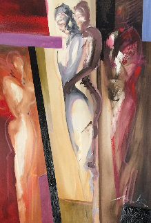 Stand By Me Tonight 2014 39x27 Original Painting - Alfred Gockel Stand By Me Tonight 2014 39x27 Original Painting - Alfred Gockel