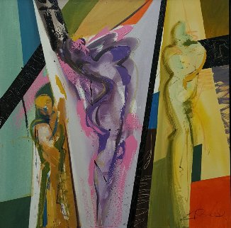 Moment of Glory 33x33 Original Painting - Alfred Gockel Moment of Glory 33x33 Original Painting - Alfred Gockel