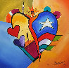 Carry the Torch 2016 31x31 Original Painting by Alfred Gockel - 0 Carry the Torch 2016 31x31 Original Painting by Alfred Gockel - 0