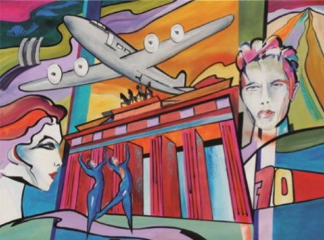 Berlin 70 Years of History And David Bowie 2018 - Germany - Huge Limited Edition Print - Alfred Gockel
