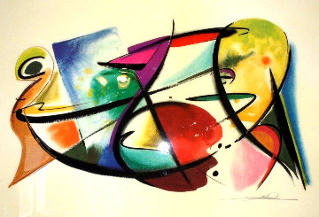 Play Off 3-D 60x44 Original Painting - Alfred Gockel Play Off 3-D 60x44 Original Painting - Alfred Gockel