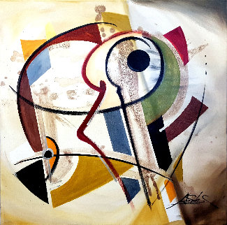 Key to Remember 2016 32x32 Original Painting - Alfred Gockel Key to Remember 2016 32x32 Original Painting - Alfred Gockel