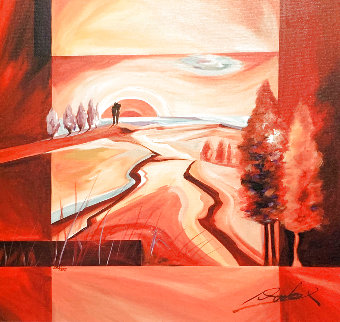 Red River Sunset 2006 Limited Edition Print - Alfred Gockel Red River Sunset 2006 Limited Edition Print - Alfred Gockel