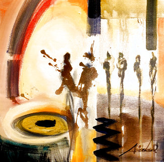 Ancient Dream 2016 26x26 Original Painting - Alfred Gockel Ancient Dream 2016 26x26 Original Painting - Alfred Gockel