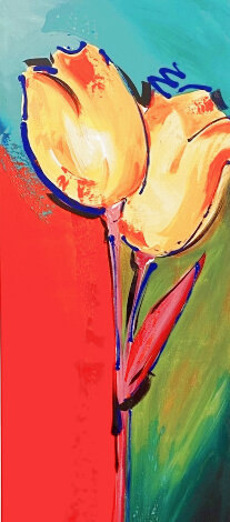 Twin Tulips Limited Edition Print - Alfred Gockel