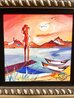Sunset Beach 2014 20x20 Acrylic on Canvas Original Painting by Alfred Gockel - 2 Sunset Beach 2014 20x20 Acrylic on Canvas Original Painting by Alfred Gockel - 2