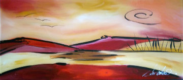 Red Desert 2006 29x46 Original Painting - Alfred Gockel Red Desert 2006 29x46 Original Painting - Alfred Gockel