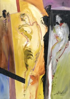 Expectations 2010 39x27 Original Painting - Alfred Gockel Expectations 2010 39x27 Original Painting - Alfred Gockel