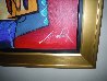 Mingle 1992 39x39 Original Painting by Alfred Gockel - 2 Mingle 1992 39x39 Original Painting by Alfred Gockel - 2