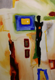 A Restless Night Passed 2001 39x27 Original Painting - Alfred Gockel A Restless Night Passed 2001 39x27 Original Painting - Alfred Gockel