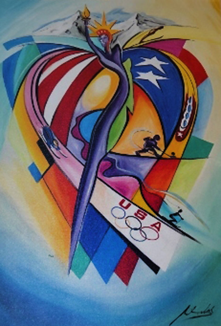 USOC Olympic Celebration (Large) 2005 Limited Edition Print by Alfred Gockel