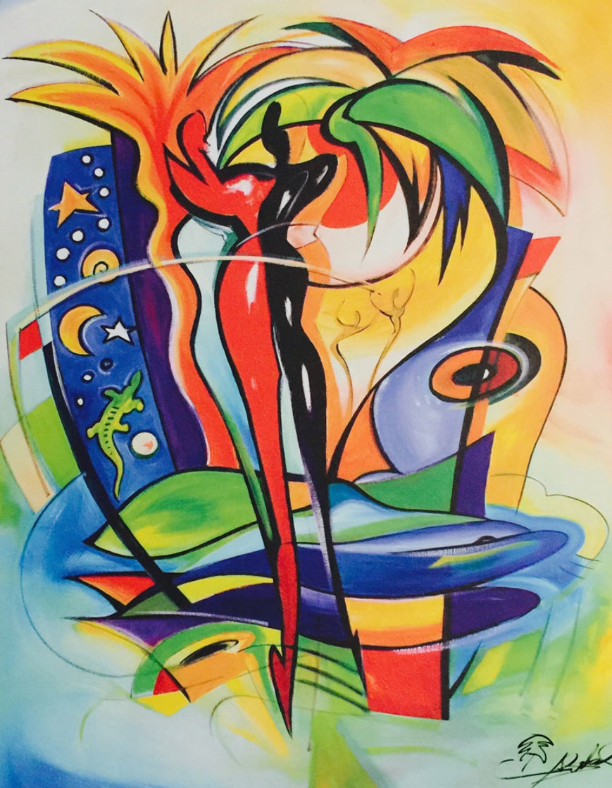 Cosmic Gecko AP 2004 Limited Edition Print by Alfred Gockel Cosmic Gecko AP 2004 Limited Edition Print by Alfred Gockel