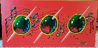 Musical Olives 30x60 Huge Original Painting by Michael Godard - 1 Musical Olives 30x60 Huge Original Painting by Michael Godard - 1