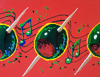 Musical Olives 30x60 Huge Original Painting by Michael Godard - 2