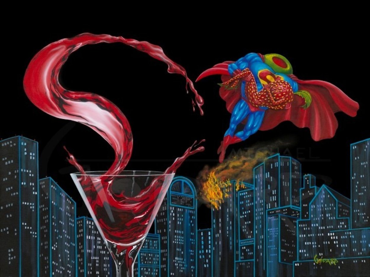 Super-Tini AP Embellished 2014 Limited Edition Print by Michael Godard Super-Tini AP Embellished 2014 Limited Edition Print by Michael Godard