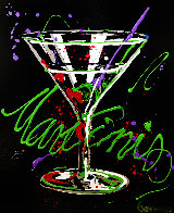 Untitled Martini (MB 25) 30x24 Original Painting by Michael Godard - 0