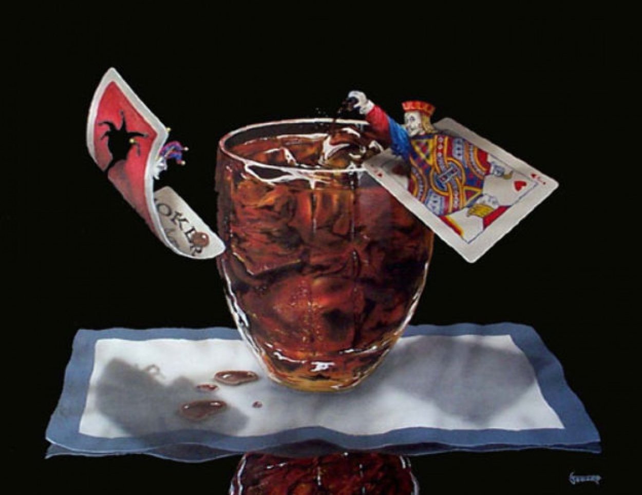 Jack And Coke 2004 Limited Edition Print by Michael Godard Jack And Coke 2004 Limited Edition Print by Michael Godard