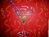 Red Martini 2002 24x24 Original Painting by Michael Godard - 1 Red Martini 2002 24x24 Original Painting by Michael Godard - 1