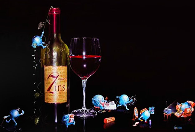 7 Deadly Zins 2003 Limited Edition Print by Michael Godard 7 Deadly Zins 2003 Limited Edition Print by Michael Godard