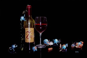 7 Deadly Zins 2003 Limited Edition Print - Michael Godard 7 Deadly Zins 2003 Limited Edition Print - Michael Godard