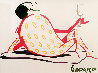 Strawberry With Champagne - Relaxing Unique 2012 21x24 Works on Paper (not prints) by Michael Godard - 0 Strawberry With Champagne - Relaxing Unique 2012 21x24 Works on Paper (not prints) by Michael Godard - 0