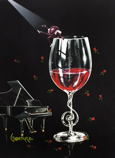 Rose Parades 2017 25x18 Original Painting - Michael Godard Rose Parades 2017 25x18 Original Painting - Michael Godard