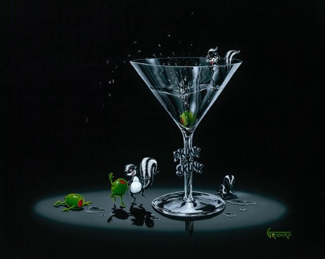 Drunk As a Skunk 2006 Limited Edition Print by Michael Godard