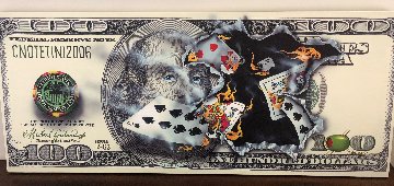 $100 Bill Full House 2006 Super Huge Limited Edition Print - Michael Godard $100 Bill Full House 2006 Super Huge Limited Edition Print - Michael Godard