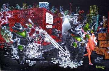 Gangster Chopper Featuring Al Capone 2007 Super Huge Limited Edition Print - Michael Godard Gangster Chopper Featuring Al Capone 2007 Super Huge Limited Edition Print - Michael Godard