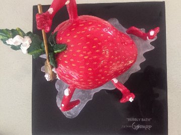 Bubbly Bath Sculpture 2016 8 in Sculpture - Michael Godard Bubbly Bath Sculpture 2016 8 in Sculpture - Michael Godard