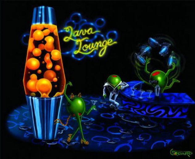 Lava Lounge 2005 Limited Edition Print by Michael Godard