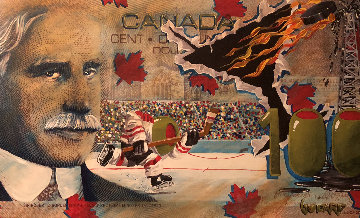 $100 Canadian Bill Oh My Canada AP 2008 Limited Edition Print - Michael Godard $100 Canadian Bill Oh My Canada AP 2008 Limited Edition Print - Michael Godard