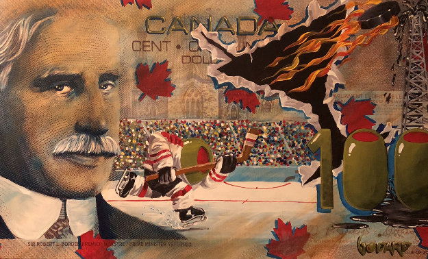 100 Canadian Bill Oh My Canada Ap 2008 By Michael Godard