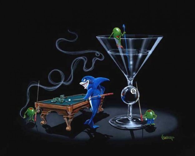 Pool Shark 2 2004 by Michael Godard - For Sale on Art Brokerage