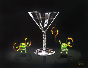 Tiki Martini 2001 Limited Edition Print - Michael Godard Tiki Martini 2001 Limited Edition Print - Michael Godard