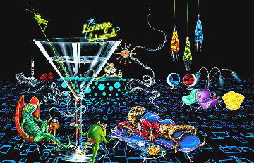 Lounge Lizard 2005 Limited Edition Print - Michael Godard Lounge Lizard 2005 Limited Edition Print - Michael Godard