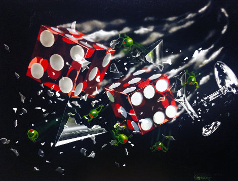 Shattered Roll AP 2002 Limited Edition Print - Michael Godard