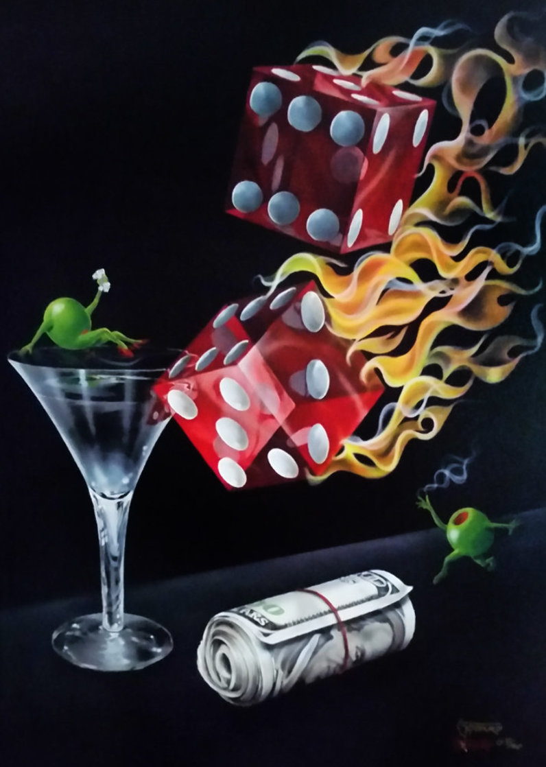 Shoot the Wad 2004 Limited Edition Print by Michael Godard Shoot the Wad 2004 Limited Edition Print by Michael Godard
